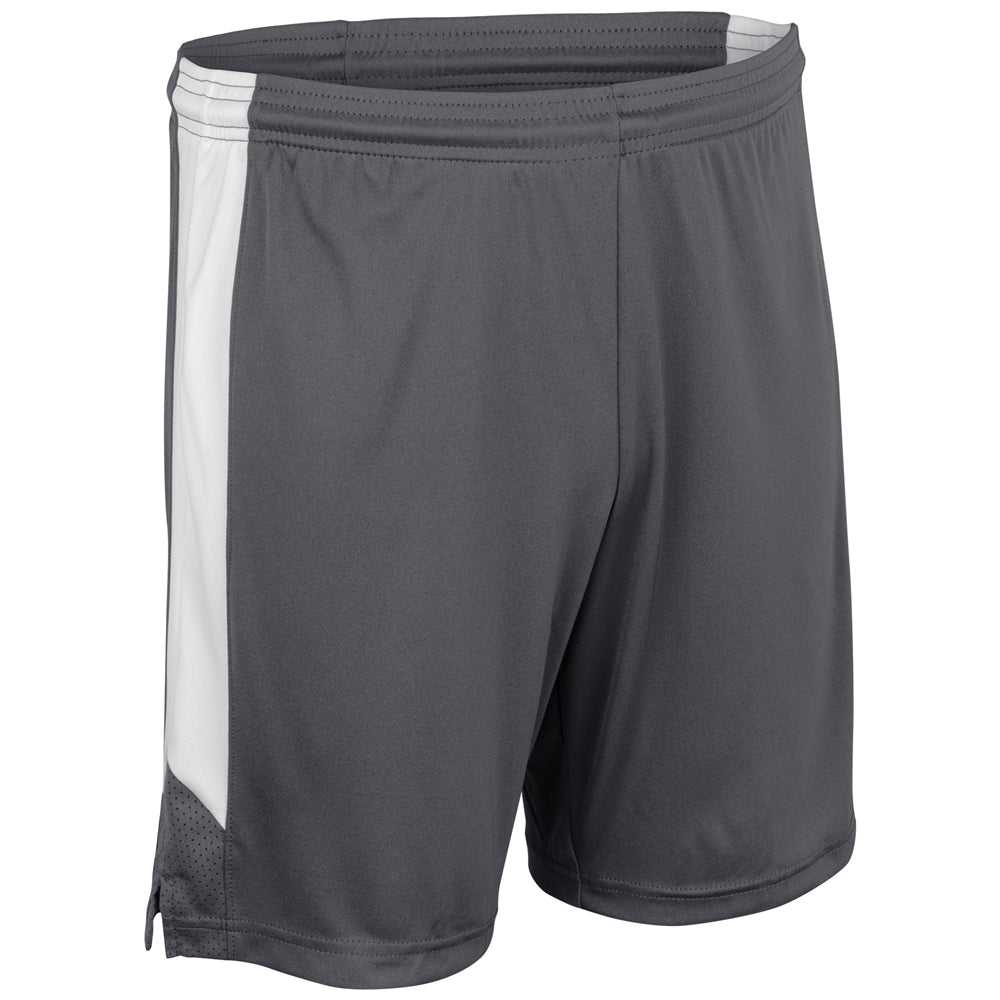 Champro BBS32 Dagger Men&#39;s and Youth Basketball Short - Charcoal White - HIT a Double - 1