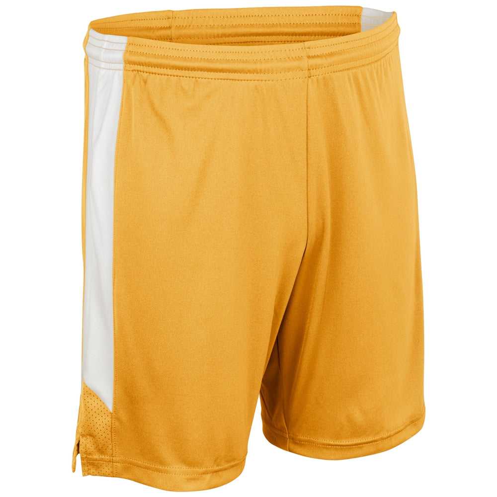 Champro BBS32 Dagger Men&#39;s and Youth Basketball Short - Gold White - HIT a Double - 1