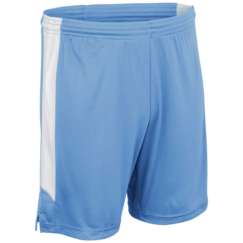 Champro BBS32 Dagger Men&#39;s and Youth Basketball Short - Light Blue White - HIT a Double - 1