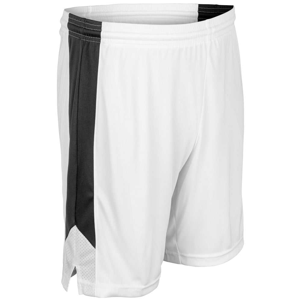Champro BBS32 Dagger Men&#39;s and Youth Basketball Short - White Black - HIT a Double - 1