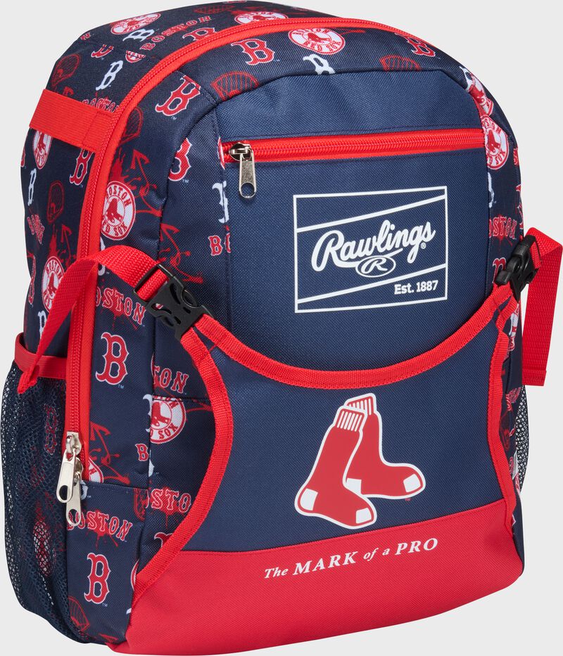 Rawlings Boston Red Sox MLB T-Ball Backpack - Navy Red