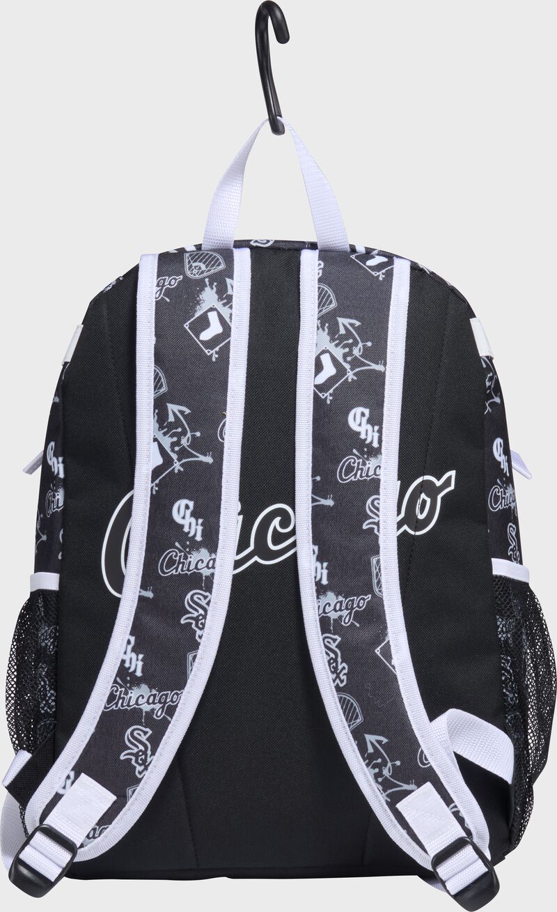 Rawlings Chicago White Sox MLB T-Ball Backpack - Black - Back