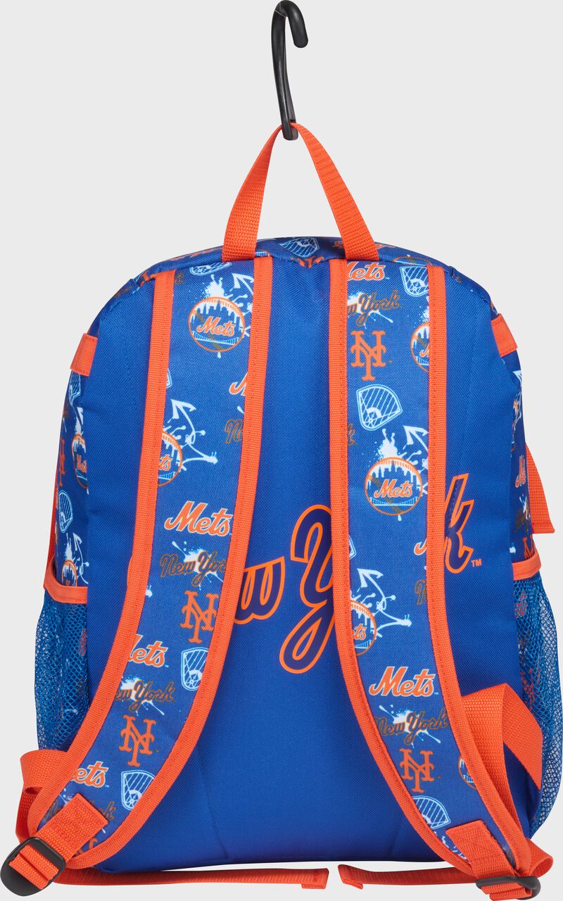 Rawlings New York Mets MLB T-Ball Backpack - Royal Orange