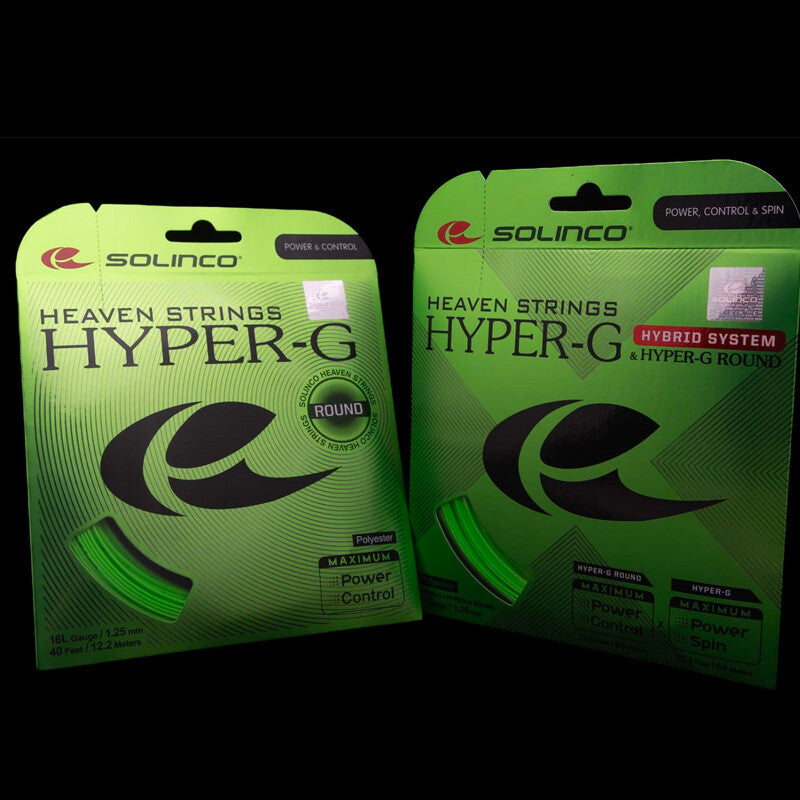 Solinco Hyper-g 17 + Round (1.20) Hybrid