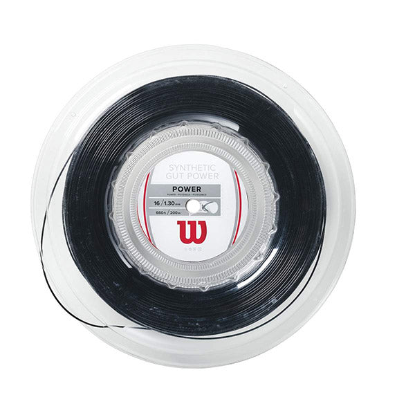 Wilson Synthetic Gut Power 17g Reel 660' (Black) - Image 1