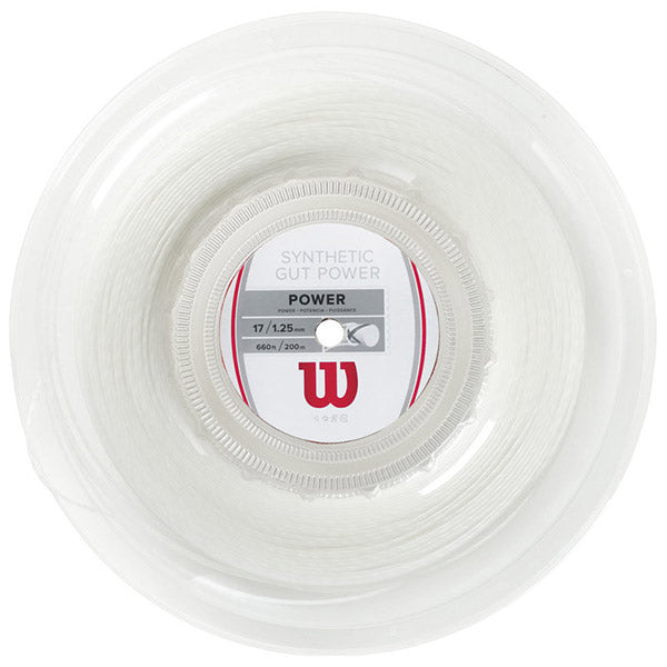 Wilson Synthetic Gut Power 17g Reel 660' (Black) - Image 2