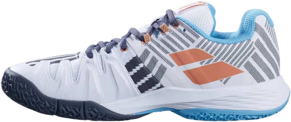 Babolat Sensa White/Canyon Sunset Women Padel Shoes