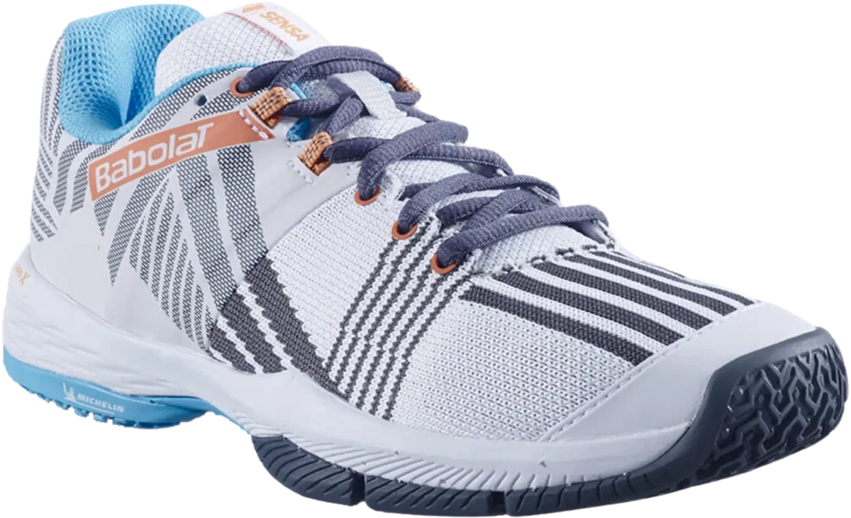 Babolat Sensa White/Canyon Sunset Women Padel Shoes