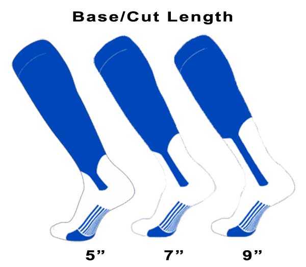 TCK Customizable Dugout Knee High Baseball Stirrup Socks - Pattern A - HIT a Double - 1