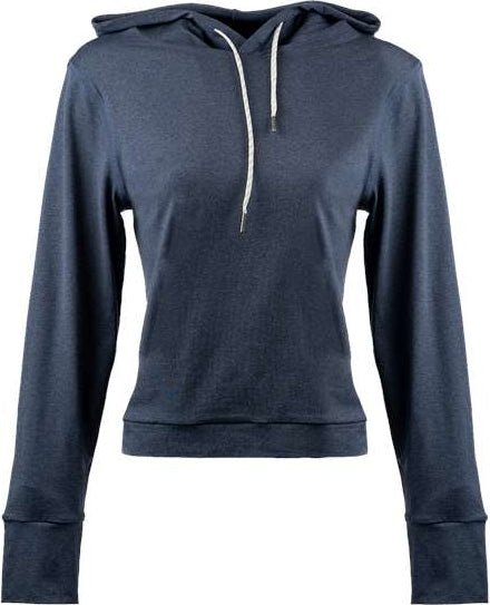 Burnside 5667 Women’s Dawn to Dusk Hooded Pullover - Heather Ink Blue