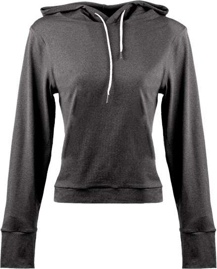 Burnside 5667 Women’s Dawn to Dusk Hooded Pullover - Heather Charcoal