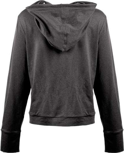 Burnside 5667 Women’s Dawn to Dusk Hooded Pullover - Heather Charcoal
