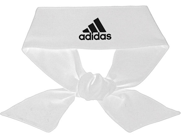 adidas Alphaskin Tie Headband (White) - Image 1