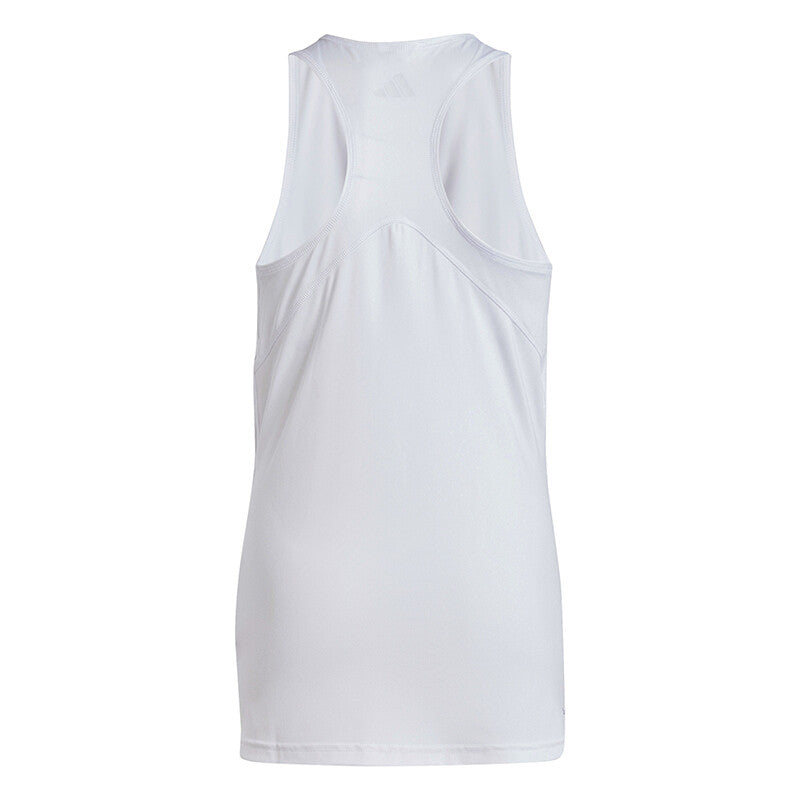 adidas Girls' Club Tank (White) - Image 1