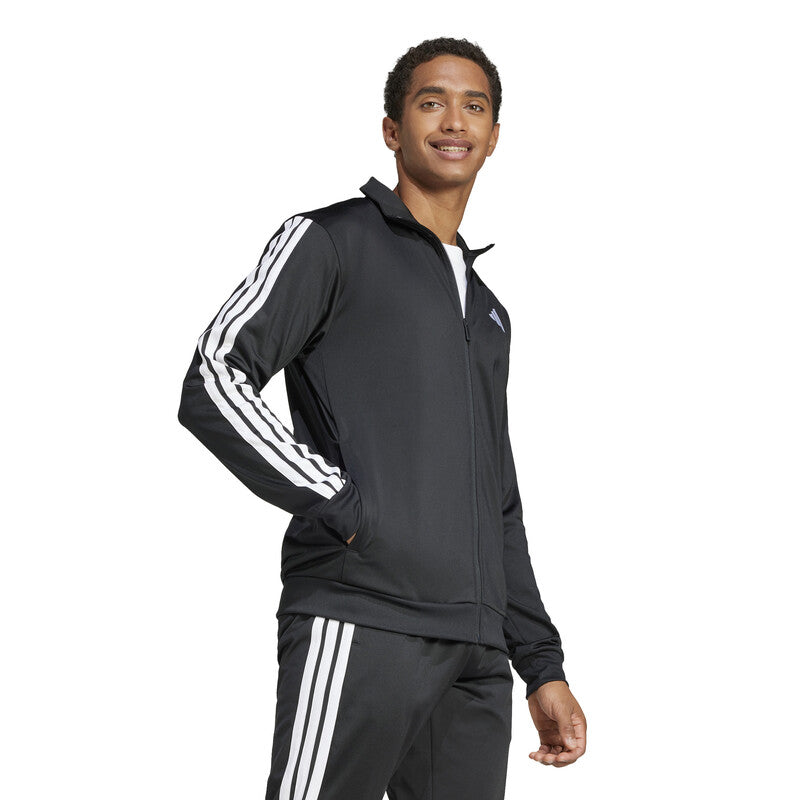 adidas 3 Stripes Track Jacket (M) (Black) - Image 3
