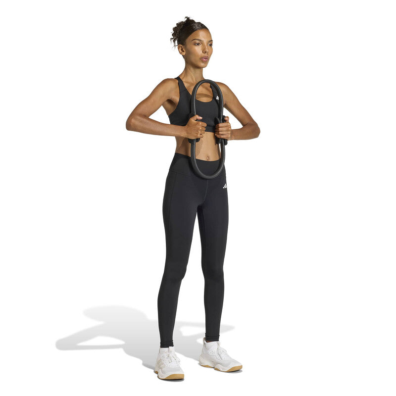 adidas Optime Essentials Medium Support Bra (W) (Black) - Image 4