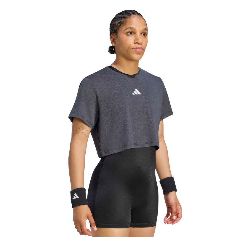 adidas Lace Crop Tee Pro (W) - Image 1