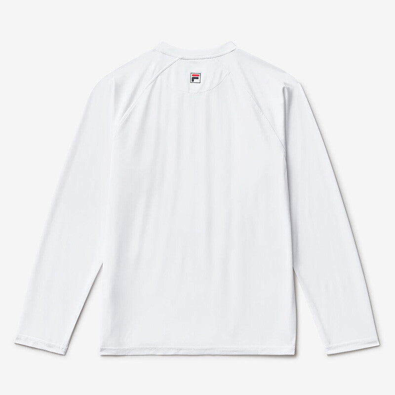 FILA Boy's UV Blocker Long Sleeve (White) - Image 2