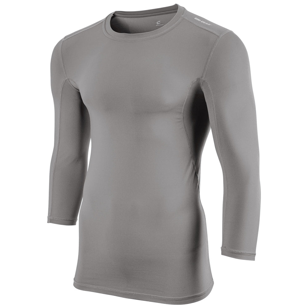Champro CJ07 Lightning 2.0 Compression 3/4 Sleeve Jersey - Gray