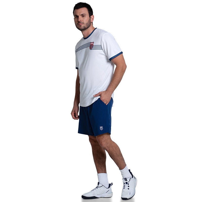 K-Swiss Tradition Short Sleeve (M) (White) - Image 3
