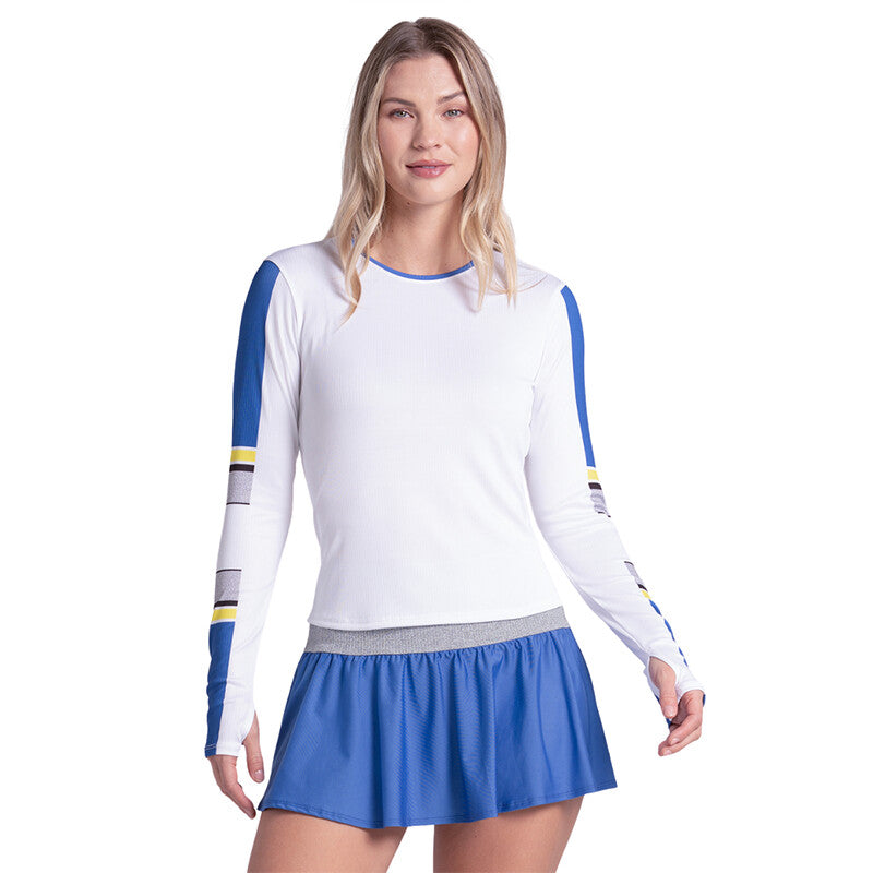 Lucky In Love Bold Statement Long Sleeve (W) (White) - Image 2