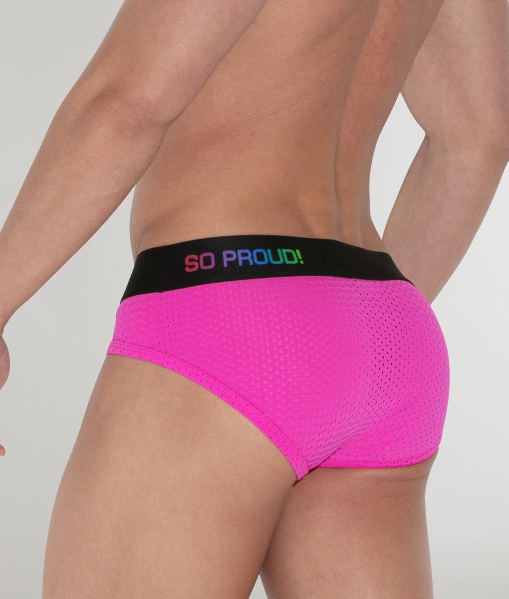 CODE 22 Pride Mesh Brief