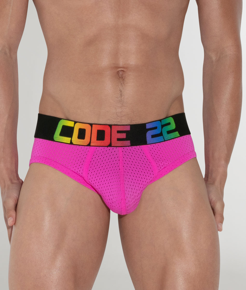 CODE 22 Pride Mesh Brief