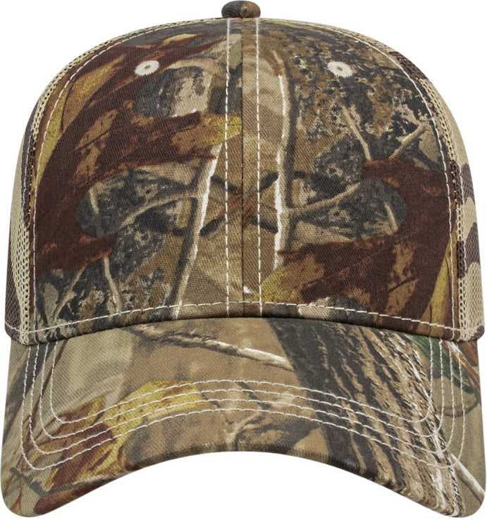 Cap America I2011 Flag Mesh Back - Realtree Ap Khaki - one Size Fits Most