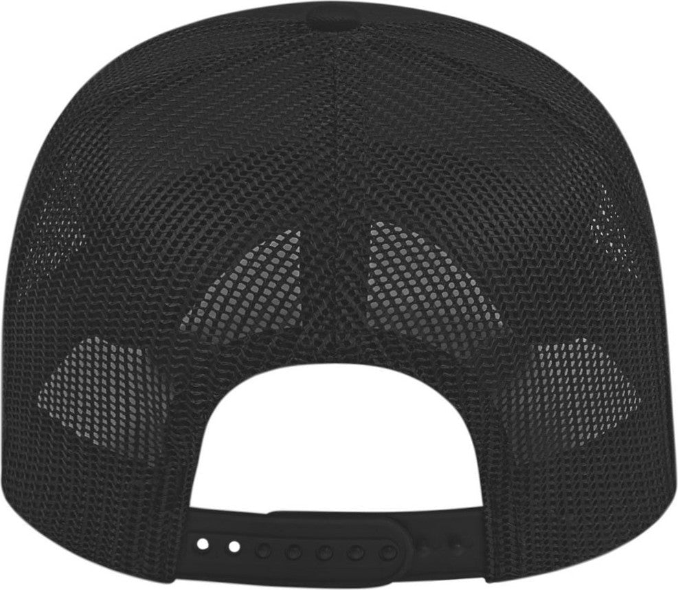 Cap America i3025 TwoTone Trucker Mesh Back Cap - Black