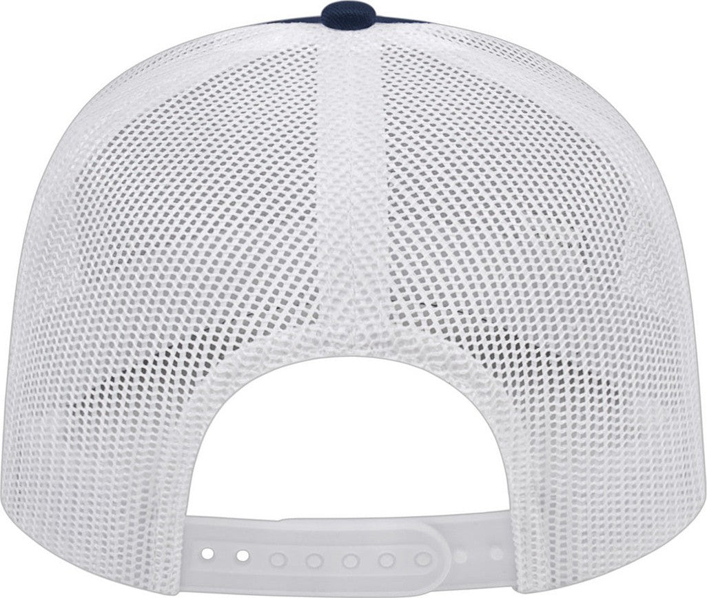 Cap America i3039 Classic 5 Panel Trucker - Navy White