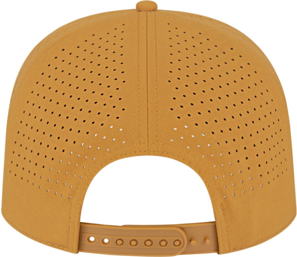 Cap America i3056 Summit Perforated Cap with Rope - Wheat With Loden Rope