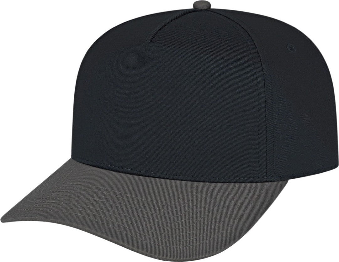 Cap America i3068 Hometown 5 Panel Cap - Black Charcoal