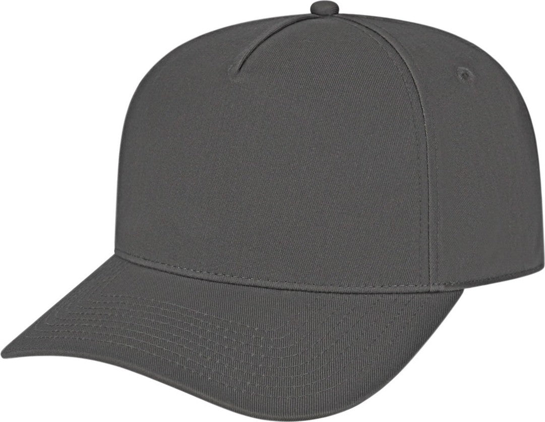 Cap America i3068 Hometown 5 Panel Cap - Charcoal