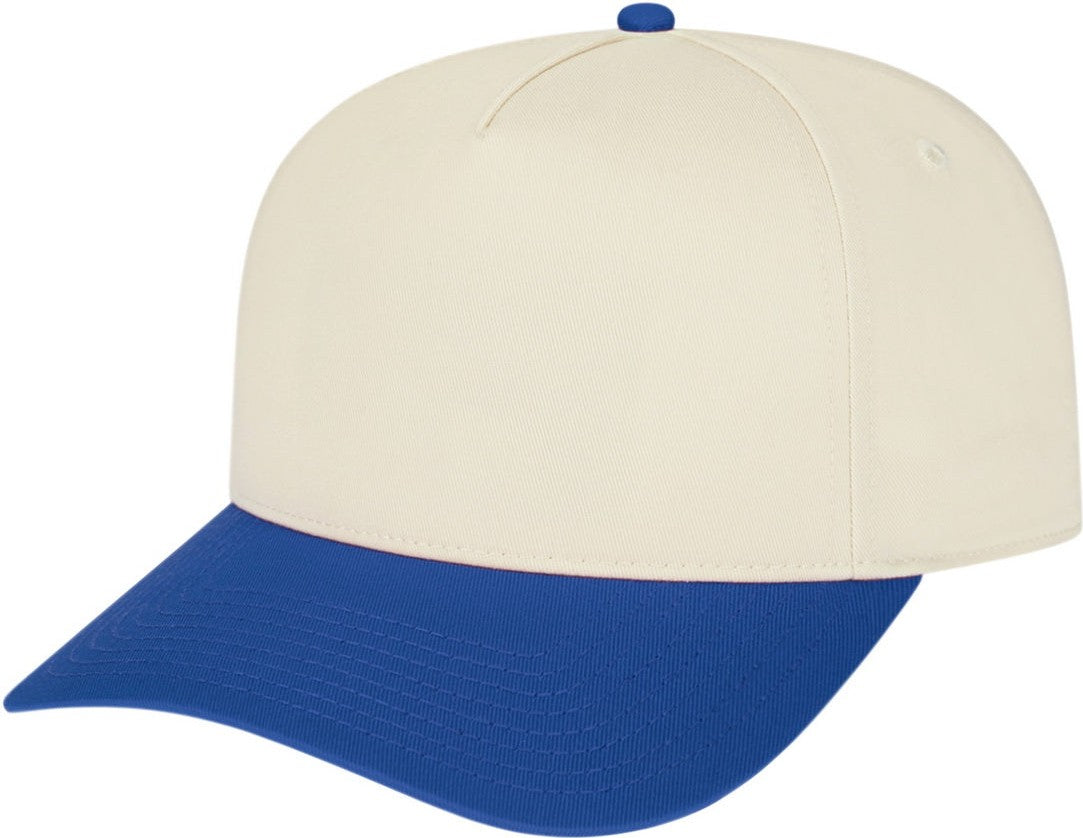 Cap America i3068 Hometown 5 Panel Cap - Cream Royal