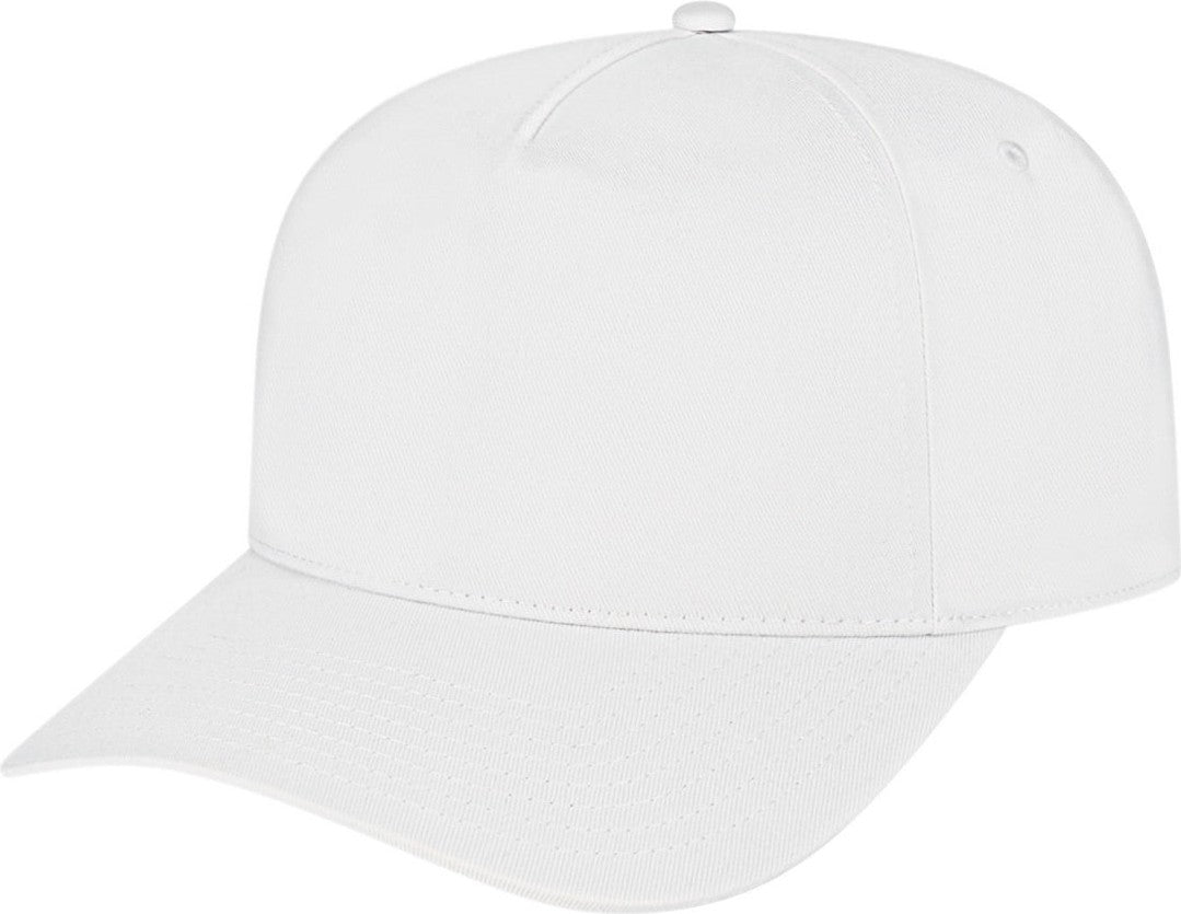Cap America i3068 Hometown 5 Panel Cap - White