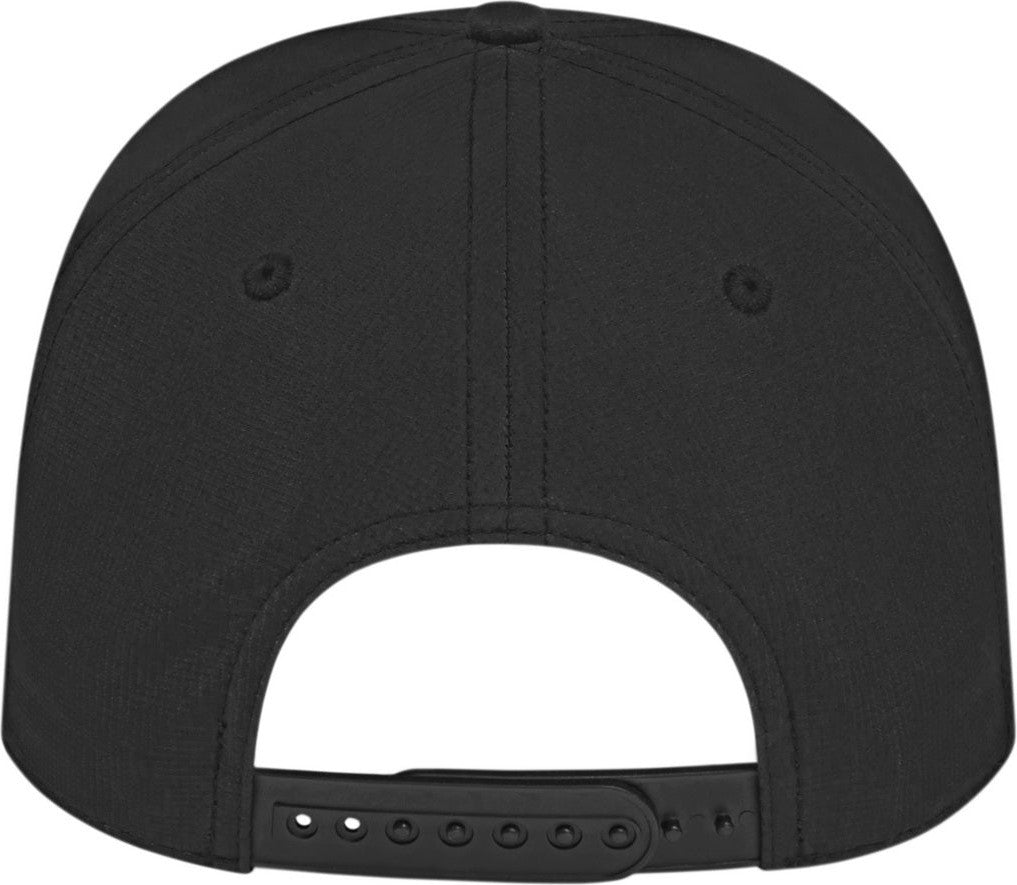 Cap America i7256 Athletic Rope Cap - Black With White Rope