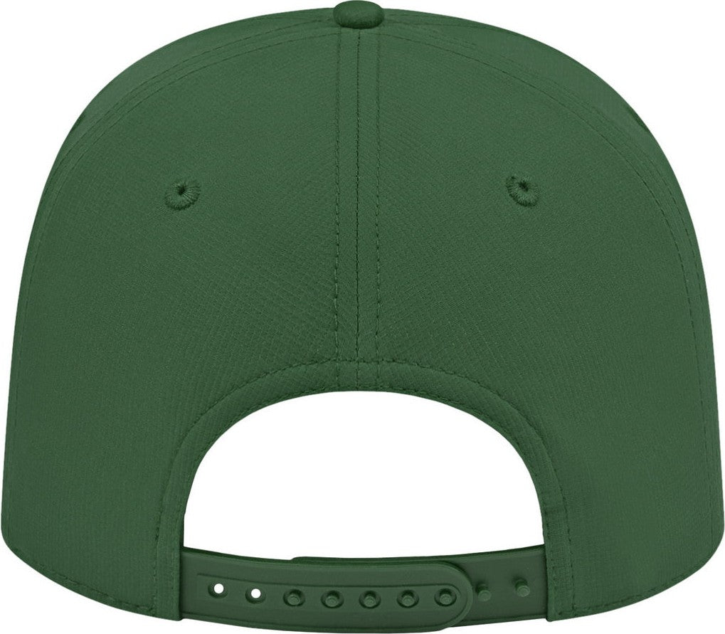 Cap America i7256 Athletic Rope Cap - Dark Green With White Rope