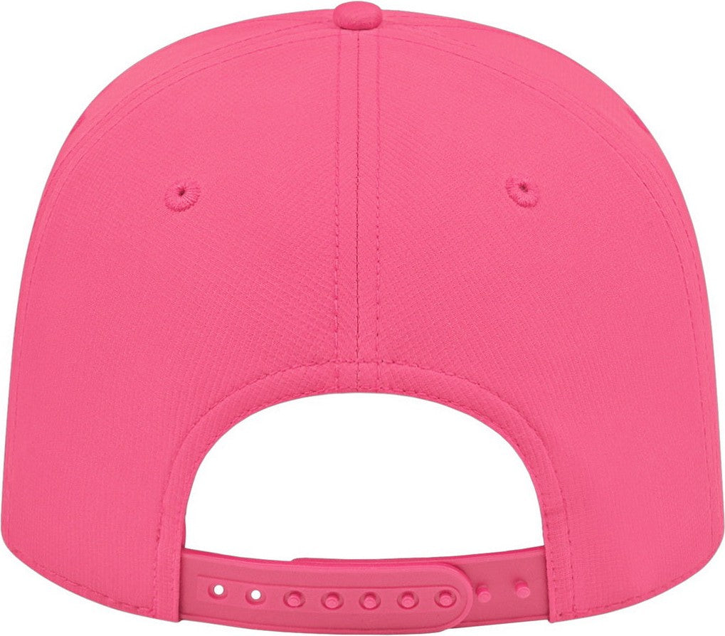 Cap America i7256 Athletic Rope Cap - Hot Pink With White Rope