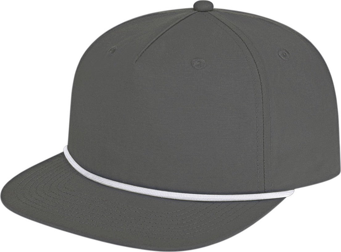 Cap America i7310 Waypoint Rope Cap - Charcoal White