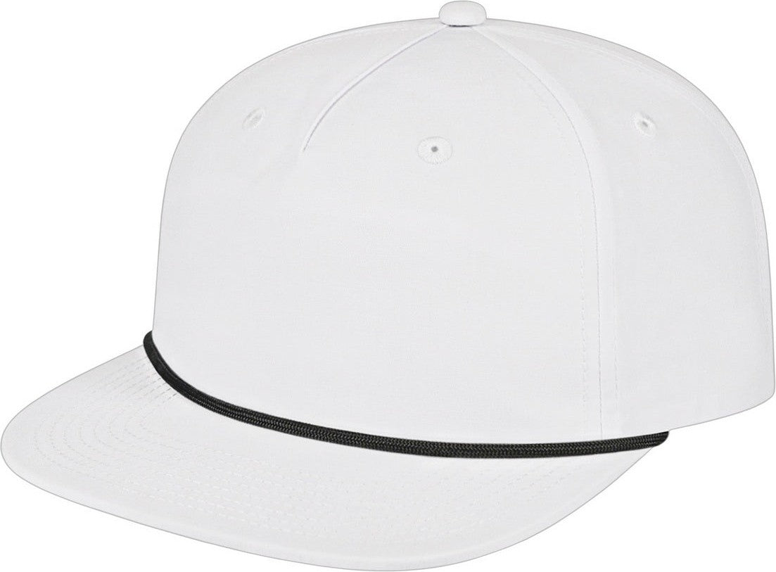 Cap America i7310 Waypoint Rope Cap - White Black
