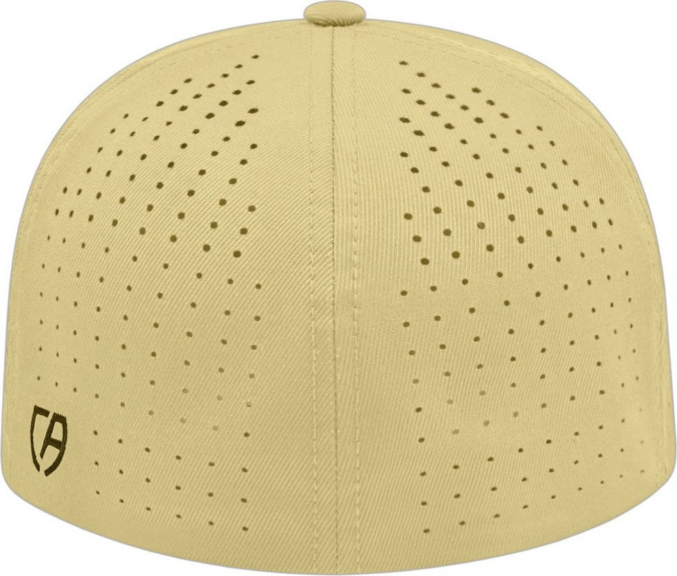 Cap America i8503 Flexfit Perforated Performance Cap - Vegas Gold
