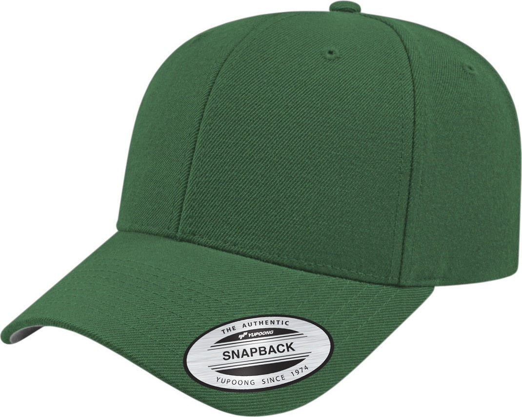 Cap America i8506 Original Acrylic Wool Serge Cap - Dark Green