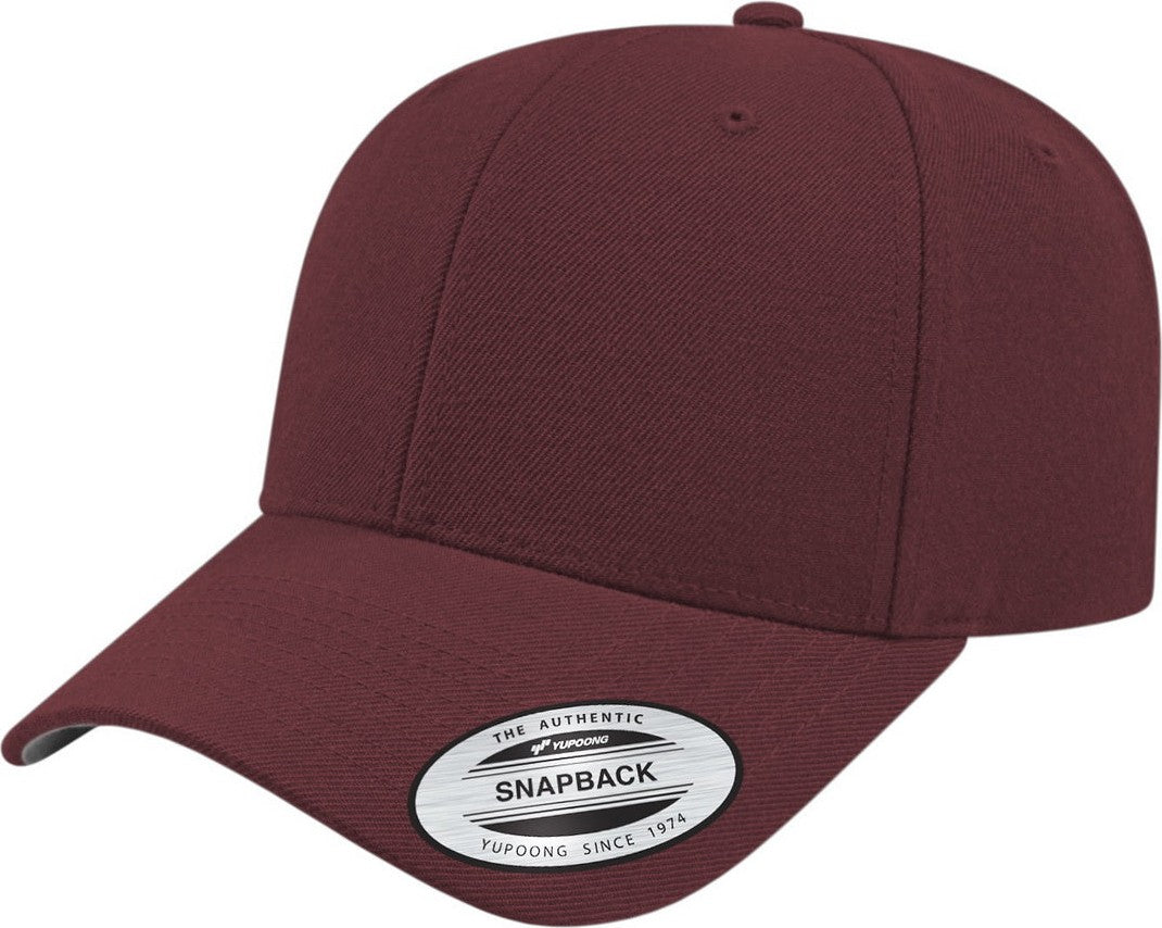 Cap America i8506 Original Acrylic Wool Serge Cap - Maroon