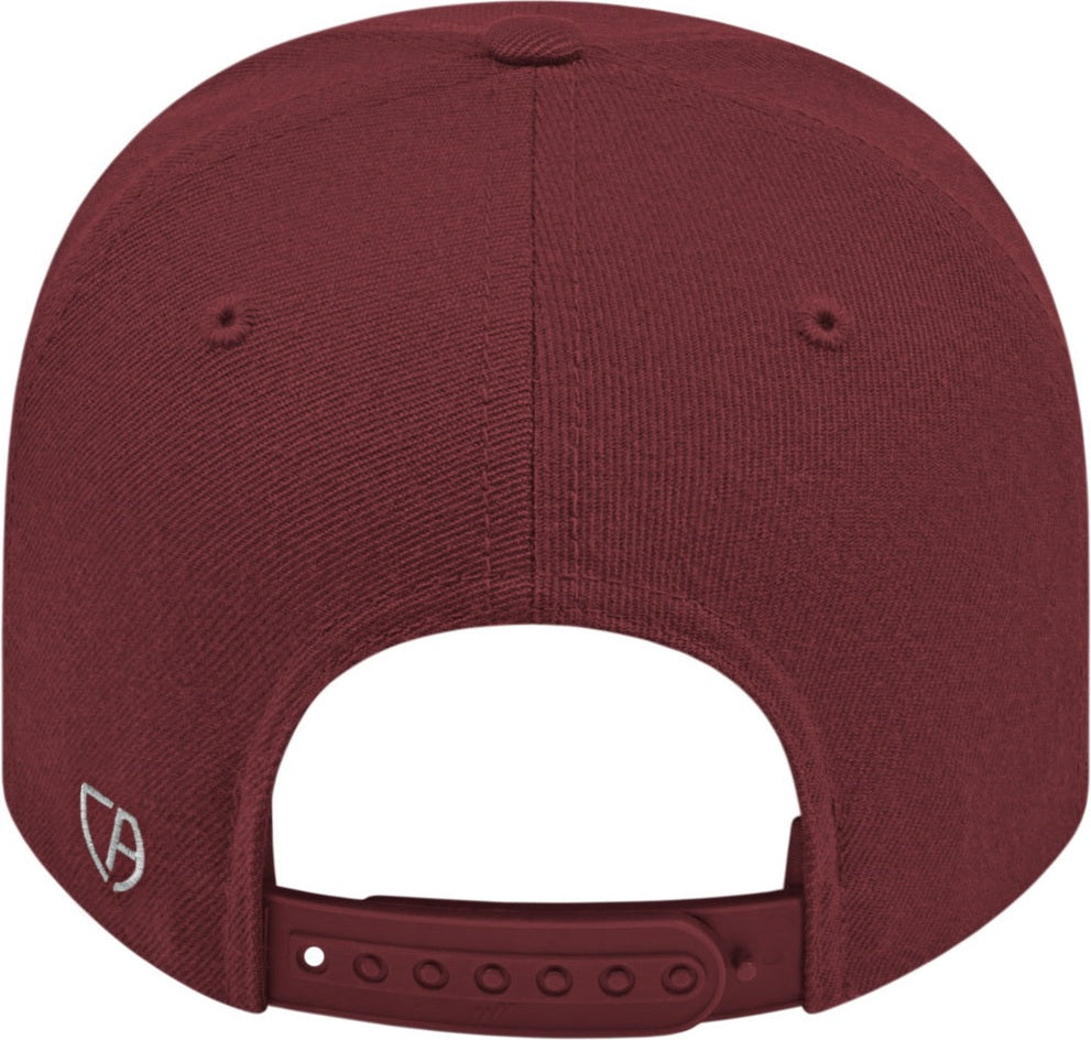 Cap America i8506 Original Acrylic Wool Serge Cap - Maroon
