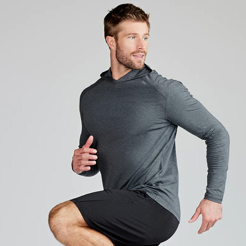 tasc Carrollton Lightweight Hoodie (M) (Dark Grey) - Image 3
