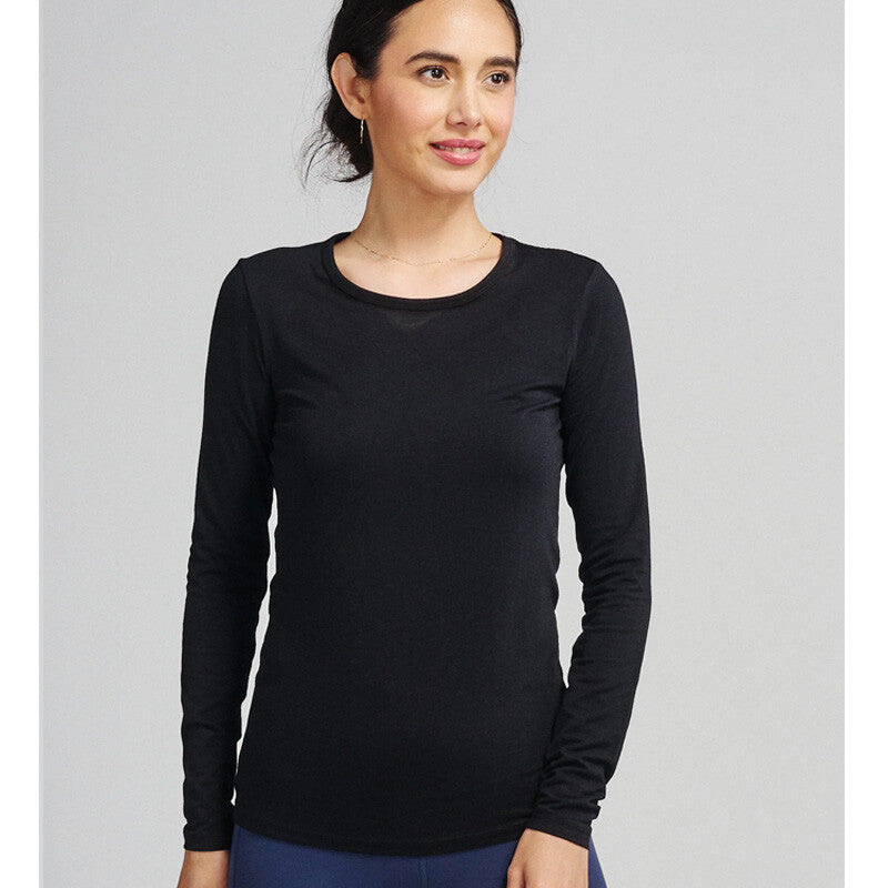 tasc Nola Long Sleeve (W) (Black) - Image 1