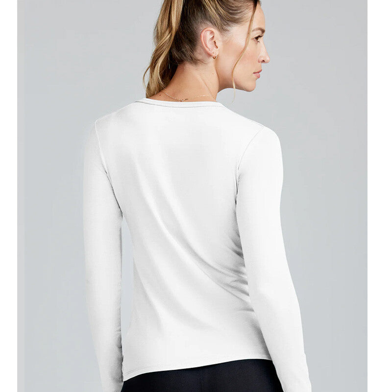tasc Nola Long Sleeve (W) (White) - Image 1