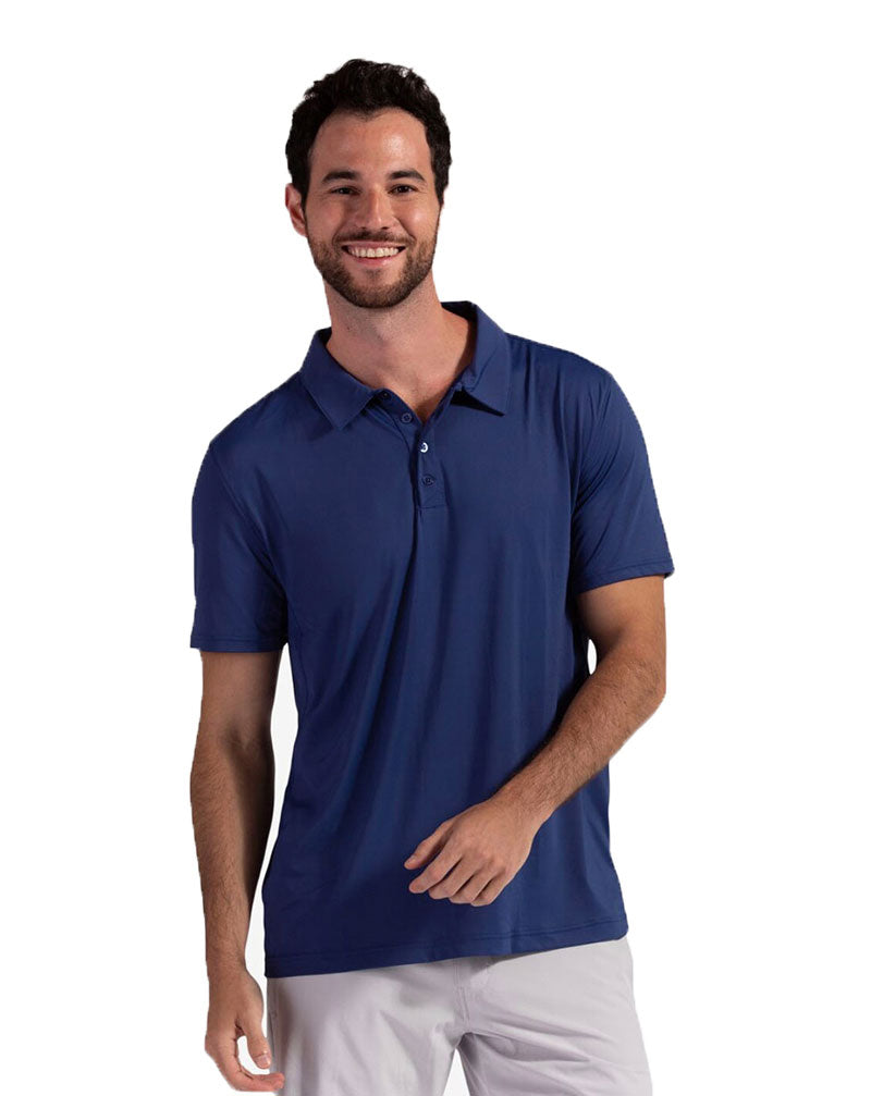 Bloquv Short Sleeve Polo (m) (navy)