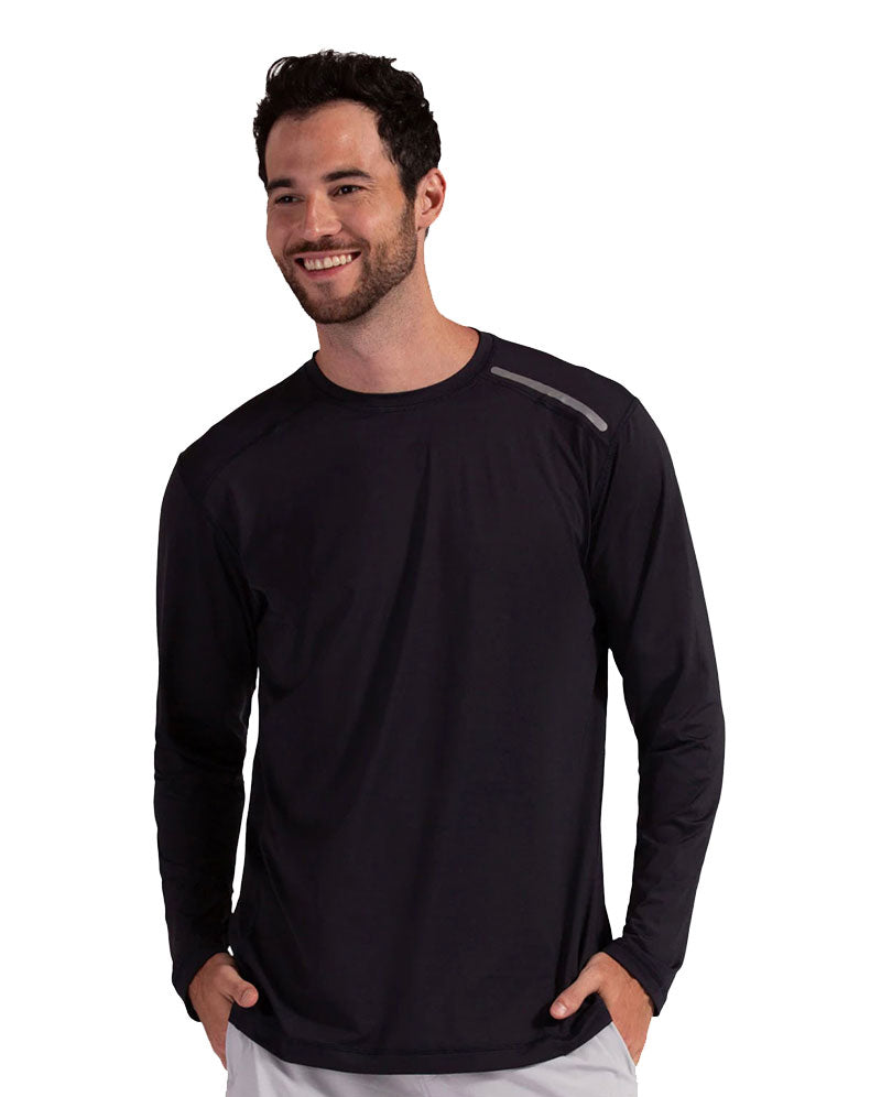 BloqUV Jet Long Sleeve Tee (M) (Black) - Image 1