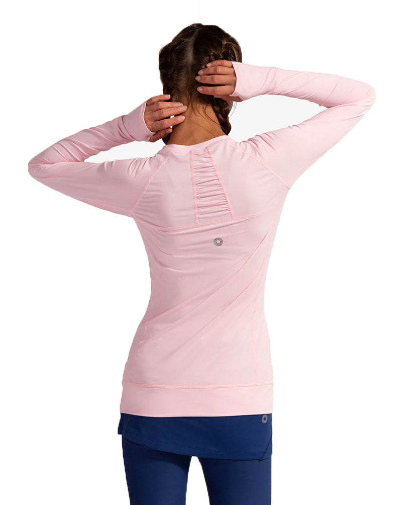 BloqUV Long Sleeve Pullover (W) (Pink) - Image 1